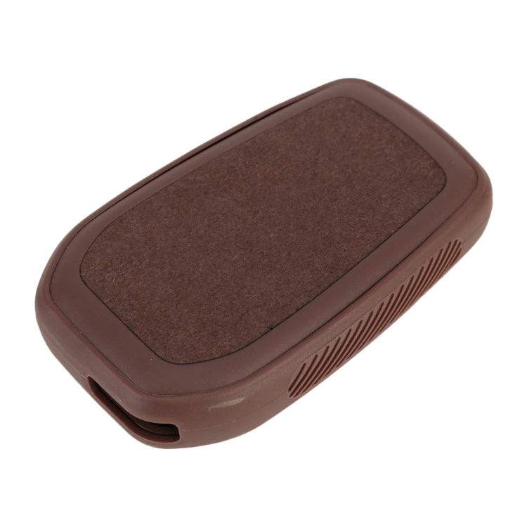 Car Flocking Plastic Key Protective Cover Two Buttons for Toyota, Style 2