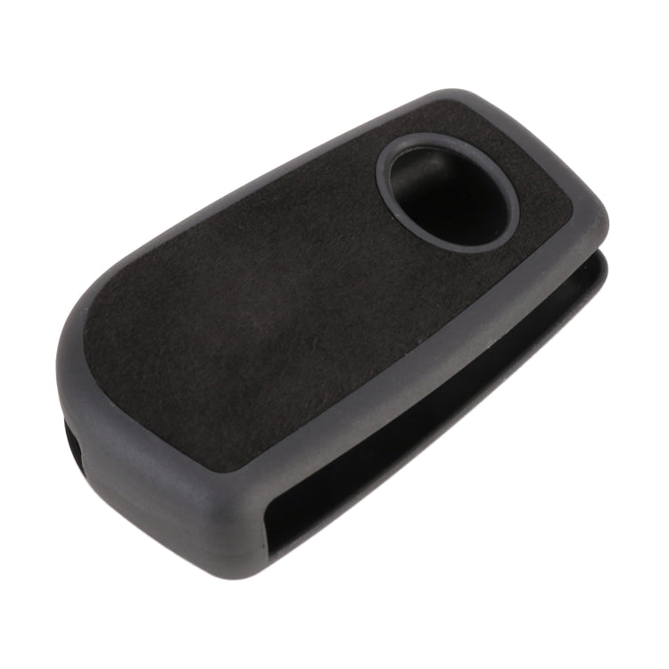Car Flocking Plastic Key Protective Cover Two Buttons for Toyota, Style 3