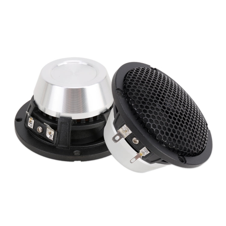 2 PCS 80W 85dB Car Dome Audio Loudspeaker Midrange Speaker
