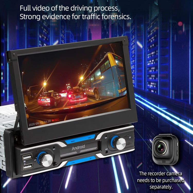 HD 7 inch Car Stretch Android Player GPS Navigation Bluetooth Stereo Radio, Support Mirror Link & FM & WIFI