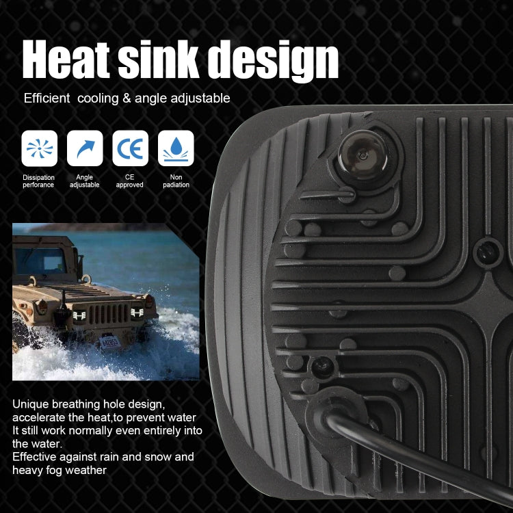 V7 H4 7 inch DC9-30V 40W 4000LM 3000K / 6000K IP67 Car Daytime Running Light / Turn Light