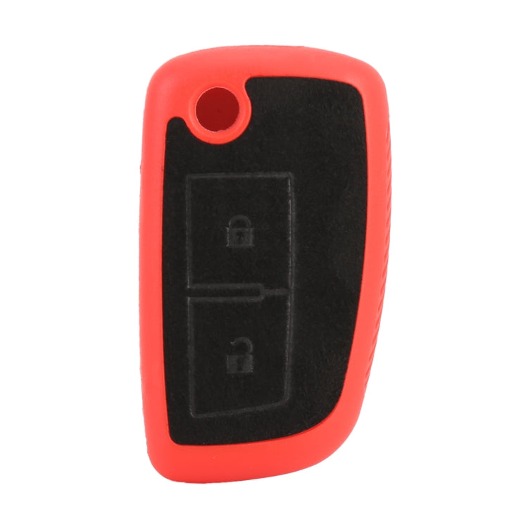 Car Flocking Plastic Key Protective Cover Two Buttons for Nissan X-TRAIL / Teana / Qashqai / Sylphy / Tiida