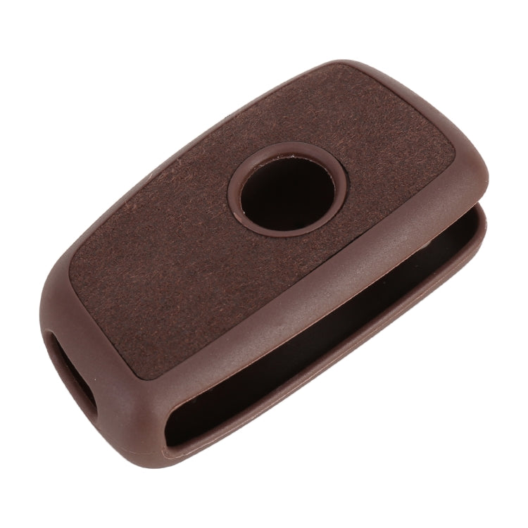 Car Flocking Plastic Key Protective Cover Three Buttons A for Nissan X-TRAIL / Teana / Qashqai / Sylphy / Tiida, Style 1