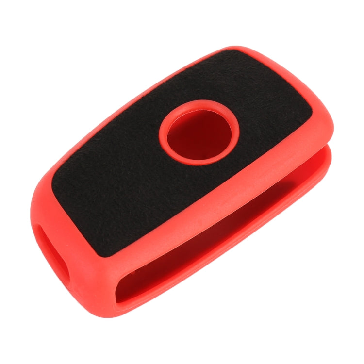 Car Flocking Plastic Key Protective Cover Three Buttons B for Nissan X-TRAIL / Teana / Qashqai / Sylphy / Tiida, Style 1