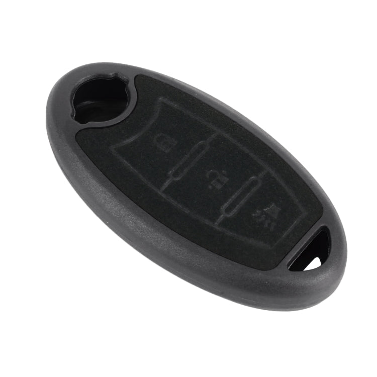Car Flocking Plastic Key Protective Cover Three Buttons B for Nissan X-TRAIL / Teana / Qashqai / Sylphy / Tiida, Style 2