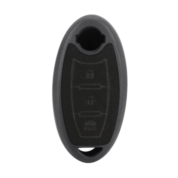Car Flocking Plastic Key Protective Cover Three Buttons C for Nissan X-TRAIL / Teana / Qashqai / Sylphy / Tiida, Style 2
