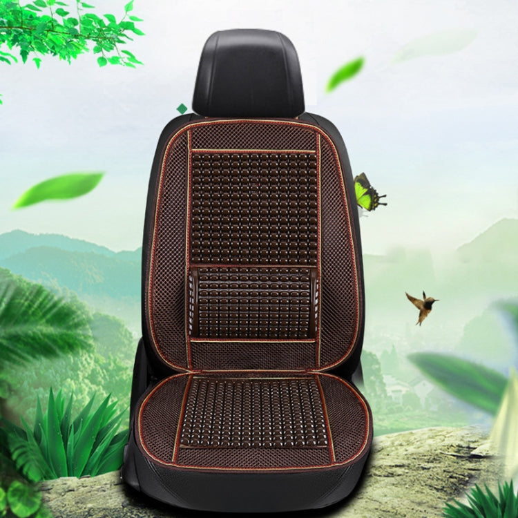 Car Seat Covers Summer Cool Imitation Wooden Beads Ventilation Breathable Seat Cushion