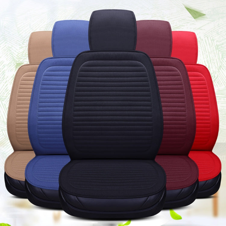 Car Four Seasons Linen Fabric Front Seat Cushion