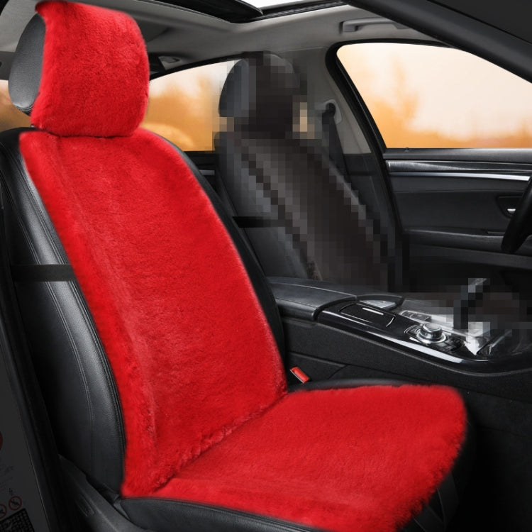 Car Winter Plush Front Seat Cushion