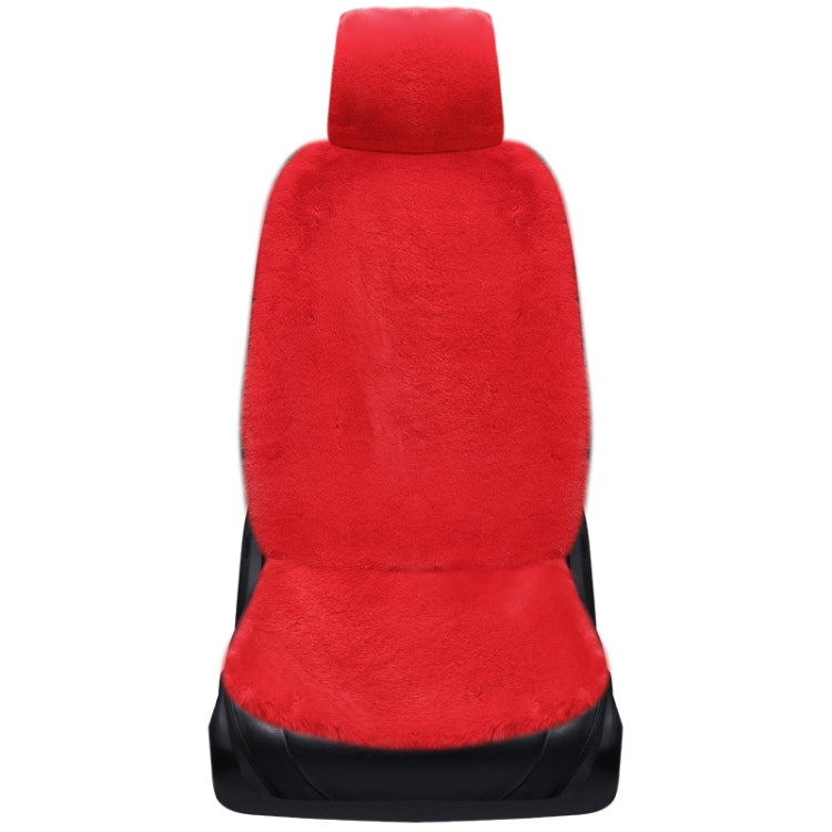 Car Winter Plush Front Seat Cushion