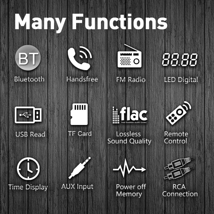 5208E Universal Car Radio Receiver MP3 Player, Support FM with Remote Control