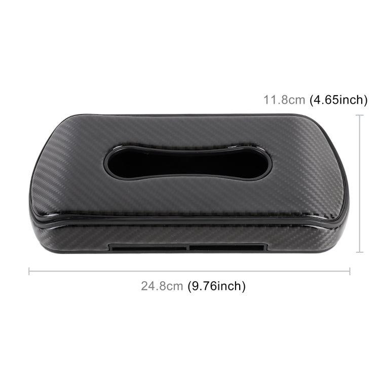 Car Carbon Fiber Tissue Box