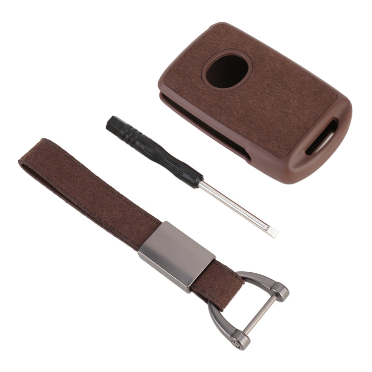 Car Square Flocking Plastic Key Protective Cover for Cadillac