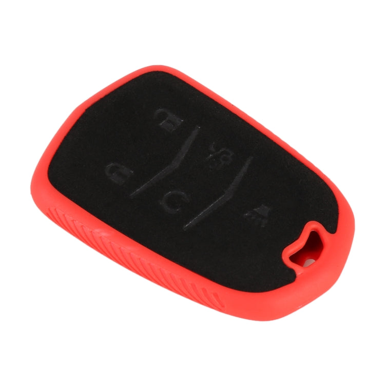 Car Flocking Plastic Key Protective Cover Five Buttons for Cadillac