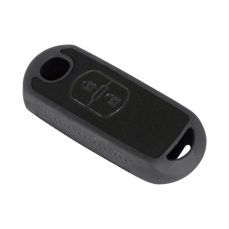 Car Flocking Plastic Key Protective Cover Two Buttons for Mazda