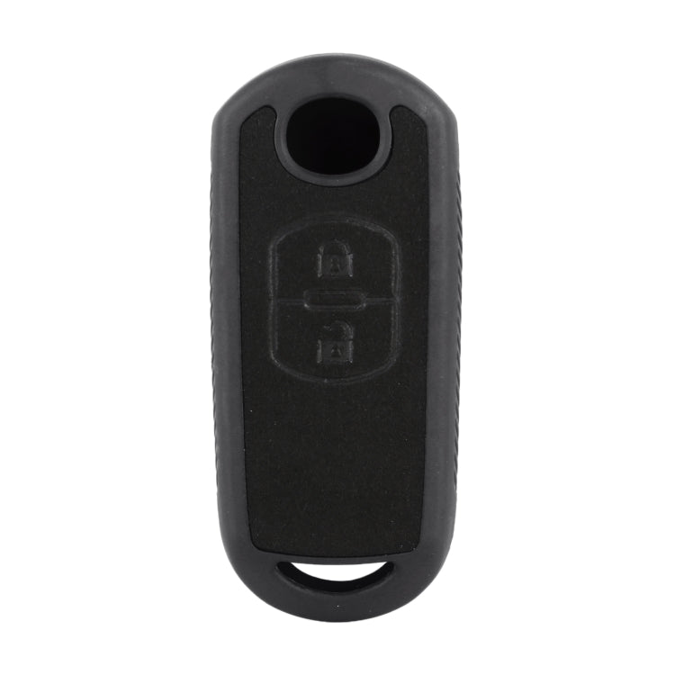 Car Flocking Plastic Key Protective Cover Two Buttons for Mazda