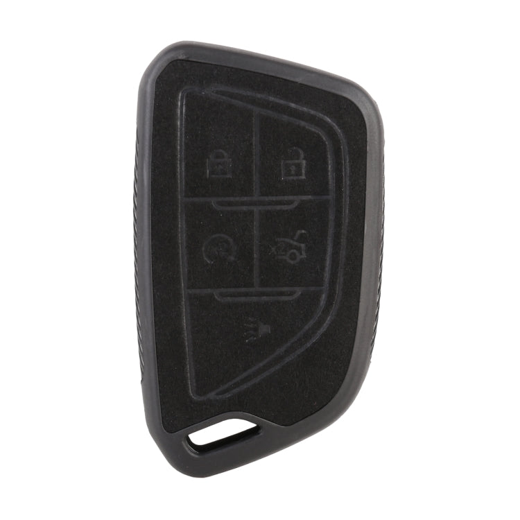 Car Flocking Plastic Key Protective Cover Five Buttons for Mazda