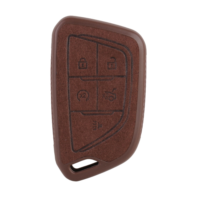 Car Flocking Plastic Key Protective Cover Five Buttons for Mazda