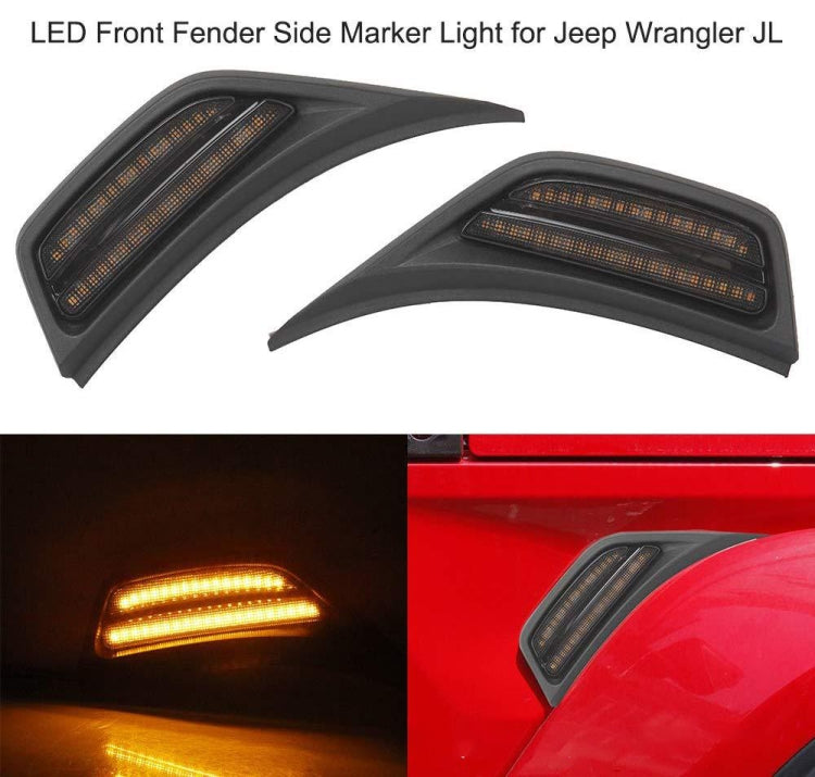 Car Wheel Leaf Turn Signal Light for Jeep Wrangler JL