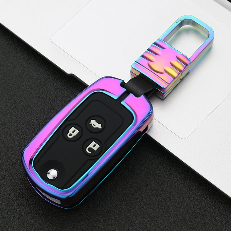 Car Luminous All-inclusive Zinc Alloy Key Protective Case Key Shell for Honda C Style Folding 3-button