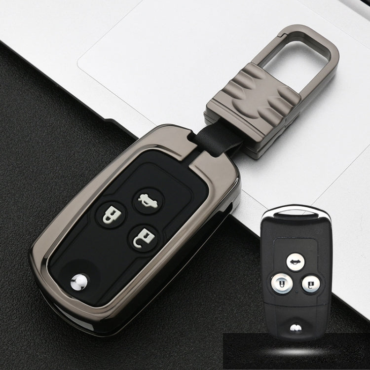 Car Luminous All-inclusive Zinc Alloy Key Protective Case Key Shell for Honda C Style Folding 3-button