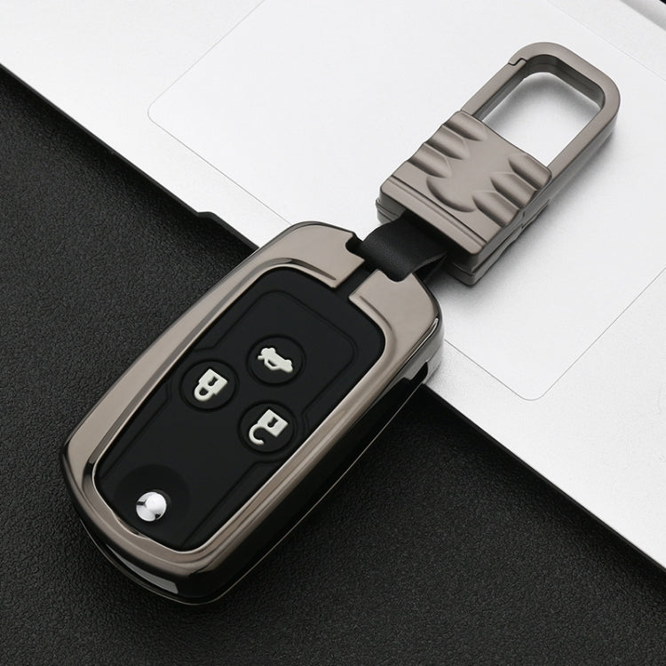 Car Luminous All-inclusive Zinc Alloy Key Protective Case Key Shell for Honda C Style Folding 3-button