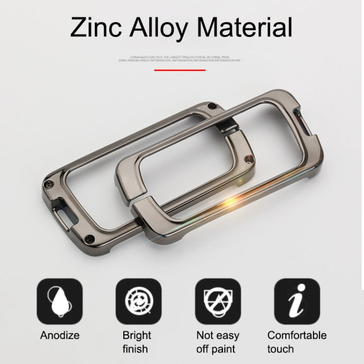 Car Luminous All-inclusive Zinc Alloy Key Protective Case Key Shell for Honda C Style Folding 3-button