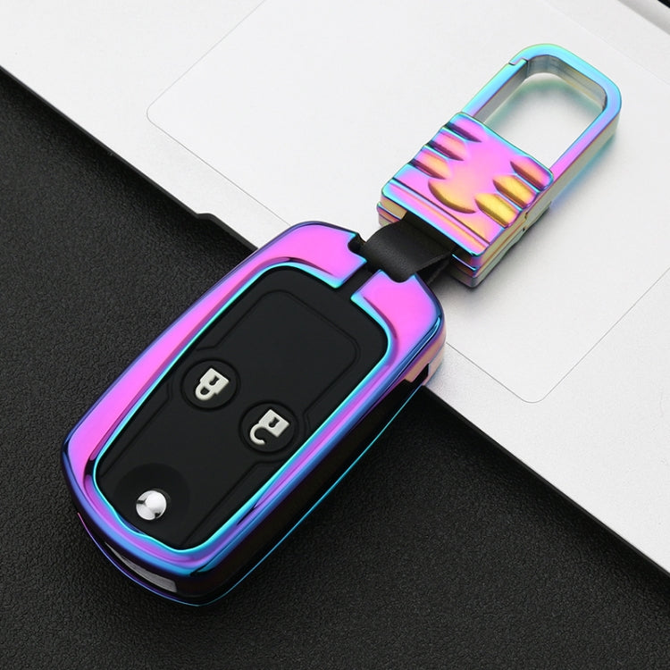 Car Luminous All-inclusive Zinc Alloy Key Protective Case Key Shell for Honda D Style Folding 2-button