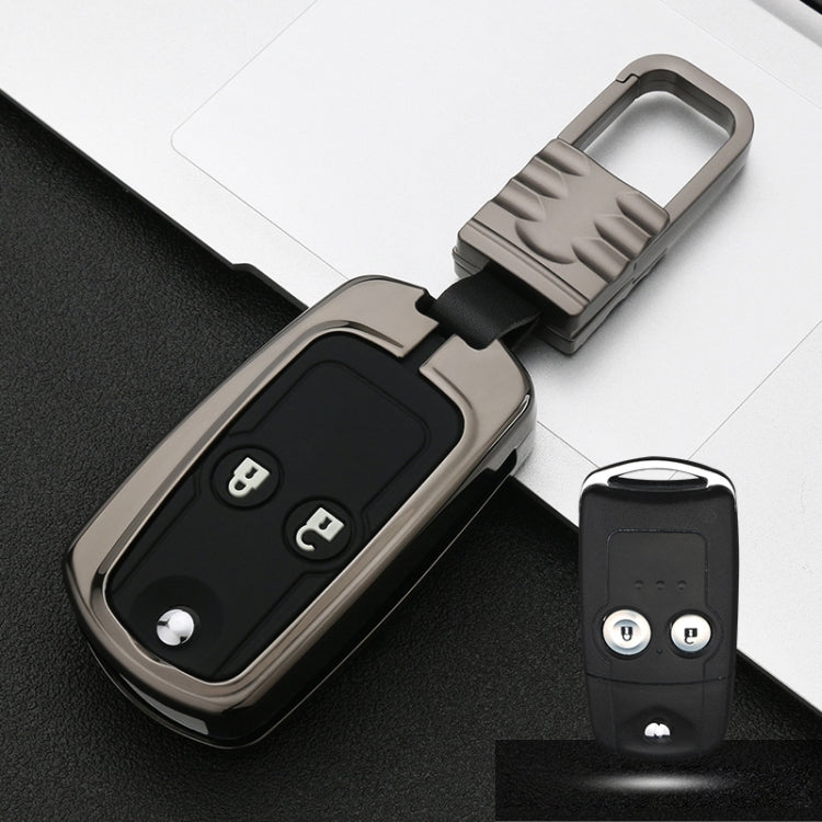 Car Luminous All-inclusive Zinc Alloy Key Protective Case Key Shell for Honda D Style Folding 2-button
