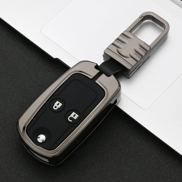 Car Luminous All-inclusive Zinc Alloy Key Protective Case Key Shell for Honda D Style Folding 2-button