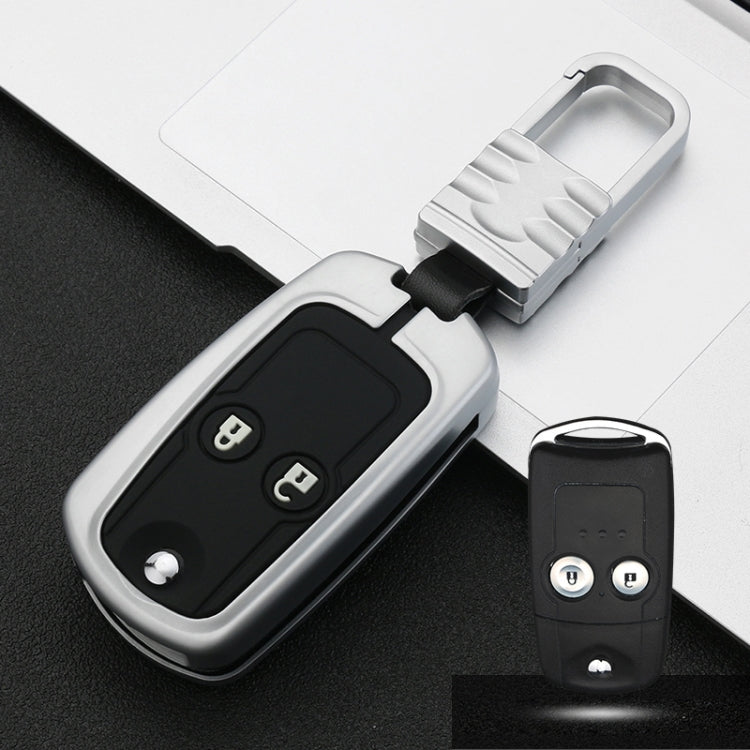 Car Luminous All-inclusive Zinc Alloy Key Protective Case Key Shell for Honda D Style Folding 2-button