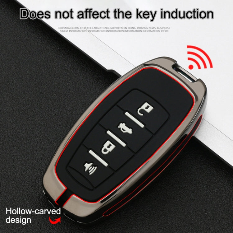 Car Luminous All-inclusive Zinc Alloy Key Protective Case Key Shell for Haval A Style Smart 3-button