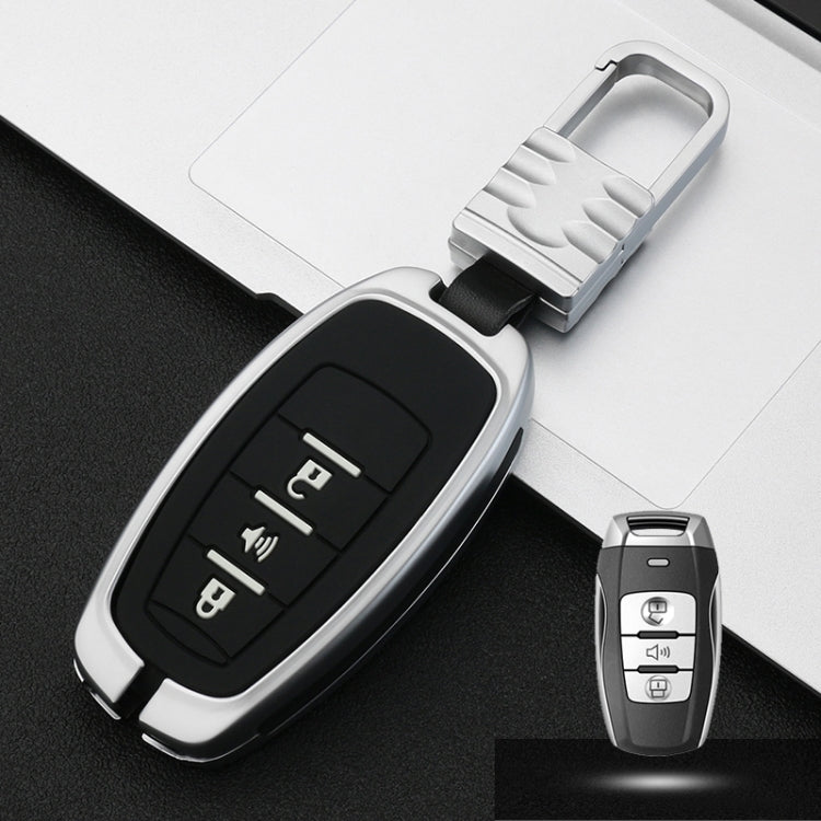 Car Luminous All-inclusive Zinc Alloy Key Protective Case Key Shell for Haval B Style Smart 3-button