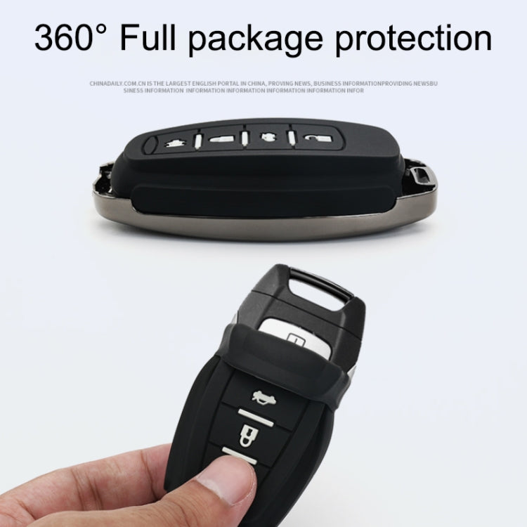 Car Luminous All-inclusive Zinc Alloy Key Protective Case Key Shell for Haval B Style Smart 3-button