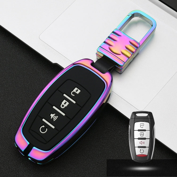 Car Luminous All-inclusive Zinc Alloy Key Protective Case Key Shell for Haval D Style Smart 4-button