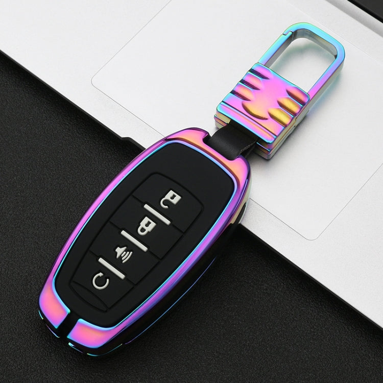 Car Luminous All-inclusive Zinc Alloy Key Protective Case Key Shell for Haval D Style Smart 4-button