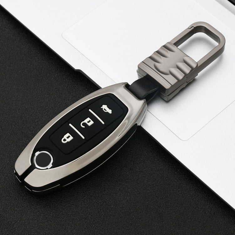 Car Luminous All-inclusive Zinc Alloy Key Protective Case Key Shell for Nissan C Style Smart 3-button