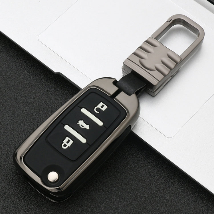 Car Luminous All-inclusive Zinc Alloy Key Protective Case Key Shell for Volkswagen A Style Smart 3-button