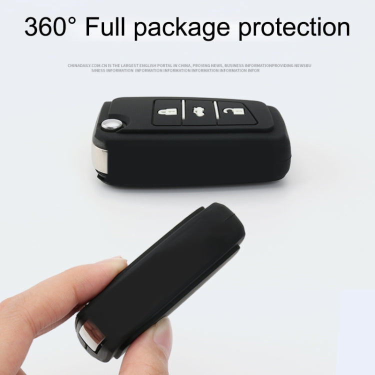 Car Luminous All-inclusive Zinc Alloy Key Protective Case Key Shell for Volkswagen A Style Smart 3-button