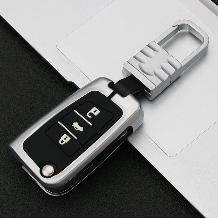 Car Luminous All-inclusive Zinc Alloy Key Protective Case Key Shell for Volkswagen B Style Folding 3-button