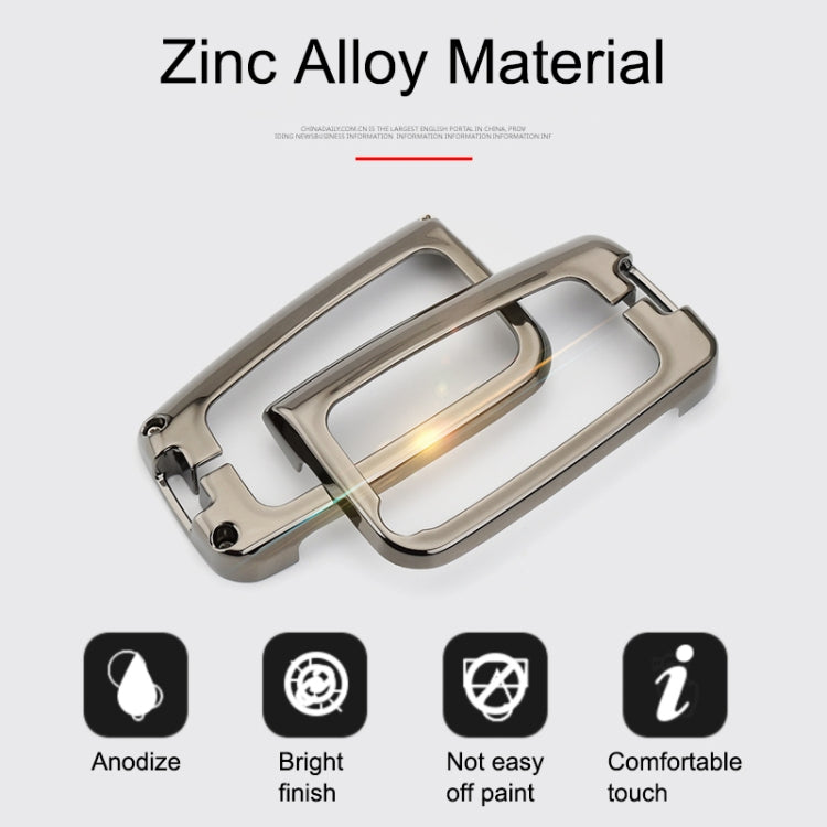 Car Luminous All-inclusive Zinc Alloy Key Protective Case Key Shell for Volkswagen B Style Smart 3-button