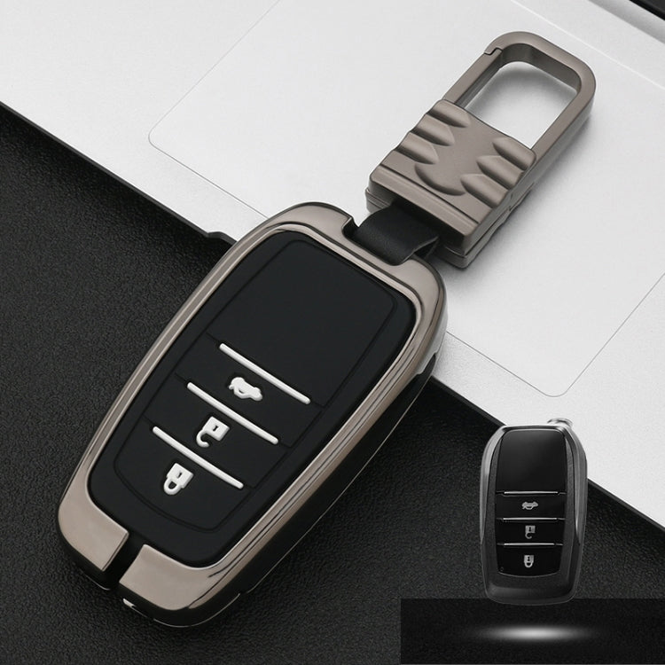 Car Luminous All-inclusive Zinc Alloy Key Protective Case Key Shell for Toyota A Style Smart 3-button