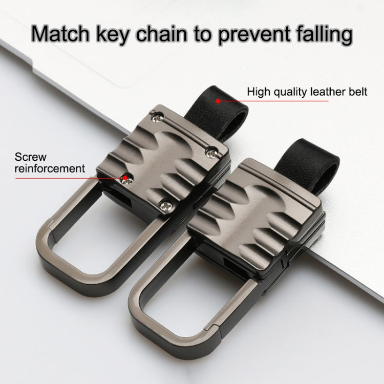 Car Luminous All-inclusive Zinc Alloy Key Protective Case Key Shell for Toyota B Style Folding 2-button