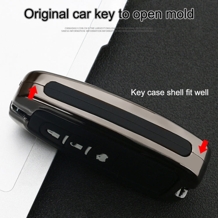 Car Luminous All-inclusive Zinc Alloy Key Protective Case Key Shell for Toyota C Style Smart 3-button