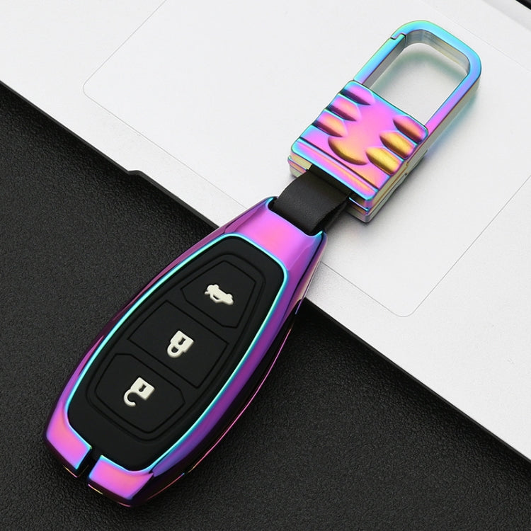 Car Luminous All-inclusive Zinc Alloy Key Protective Case Key Shell for Ford A Style Smart 3-button