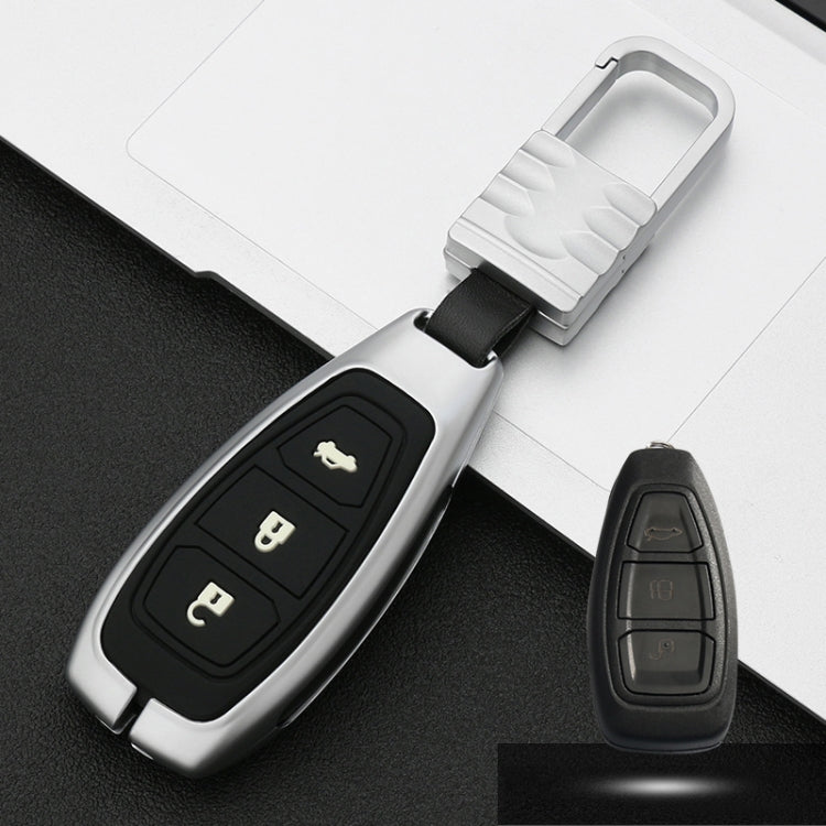 Car Luminous All-inclusive Zinc Alloy Key Protective Case Key Shell for Ford A Style Smart 3-button