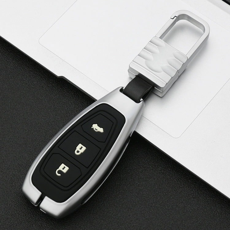 Car Luminous All-inclusive Zinc Alloy Key Protective Case Key Shell for Ford A Style Smart 3-button