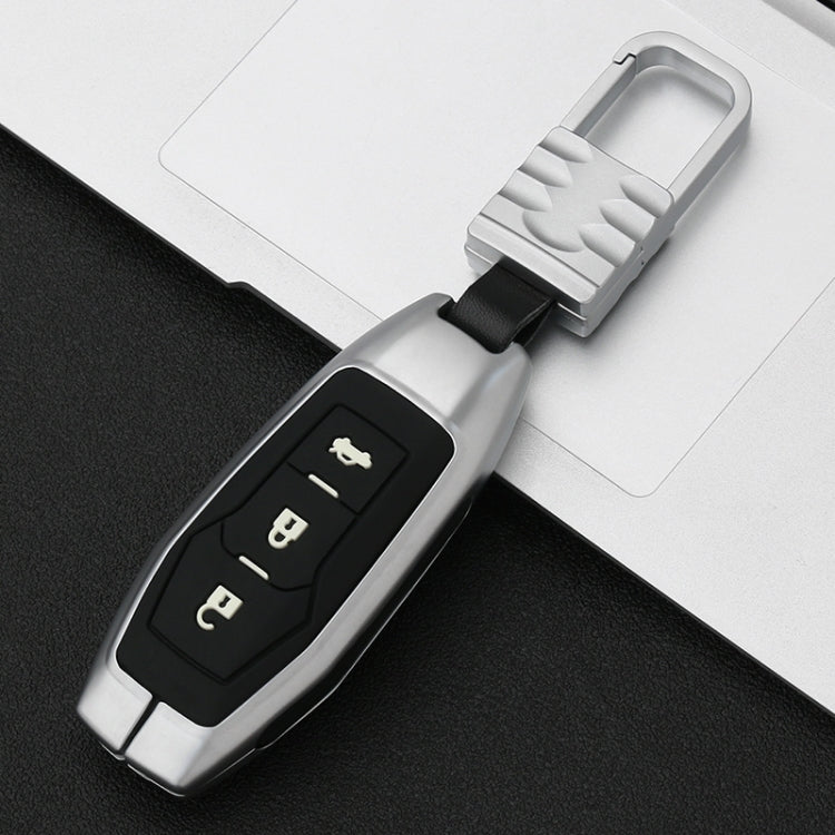 Car Luminous All-inclusive Zinc Alloy Key Protective Case Key Shell for Ford C Style Smart 3-button