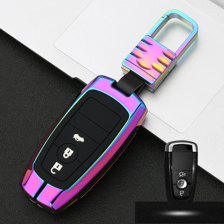 Car Luminous All-inclusive Zinc Alloy Key Protective Case Key Shell for Ford G Style Smart 3-button