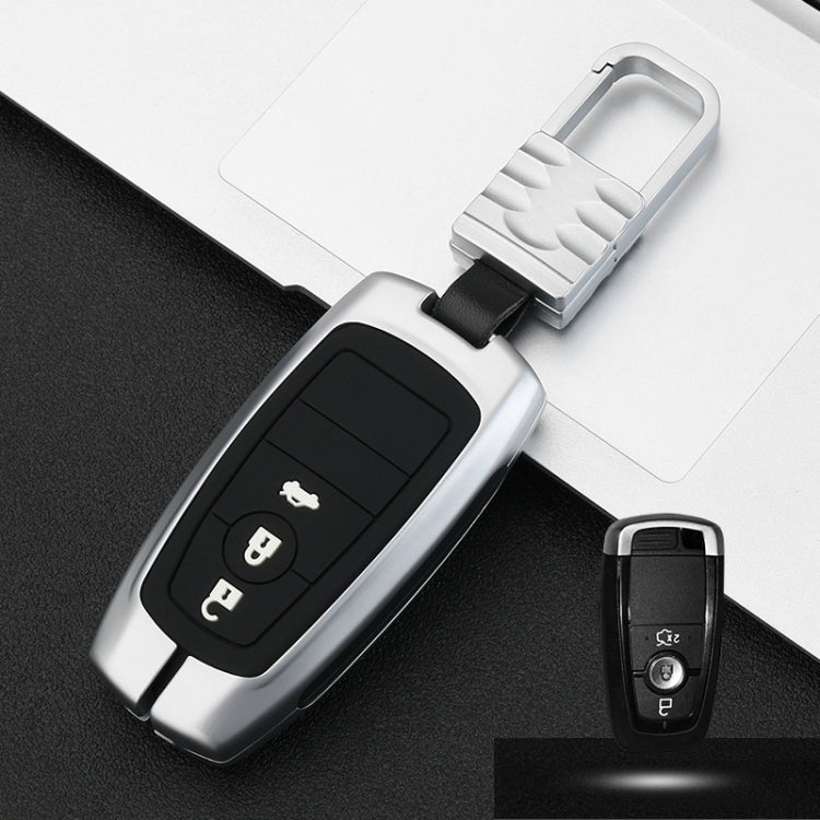 Car Luminous All-inclusive Zinc Alloy Key Protective Case Key Shell for Ford G Style Smart 3-button